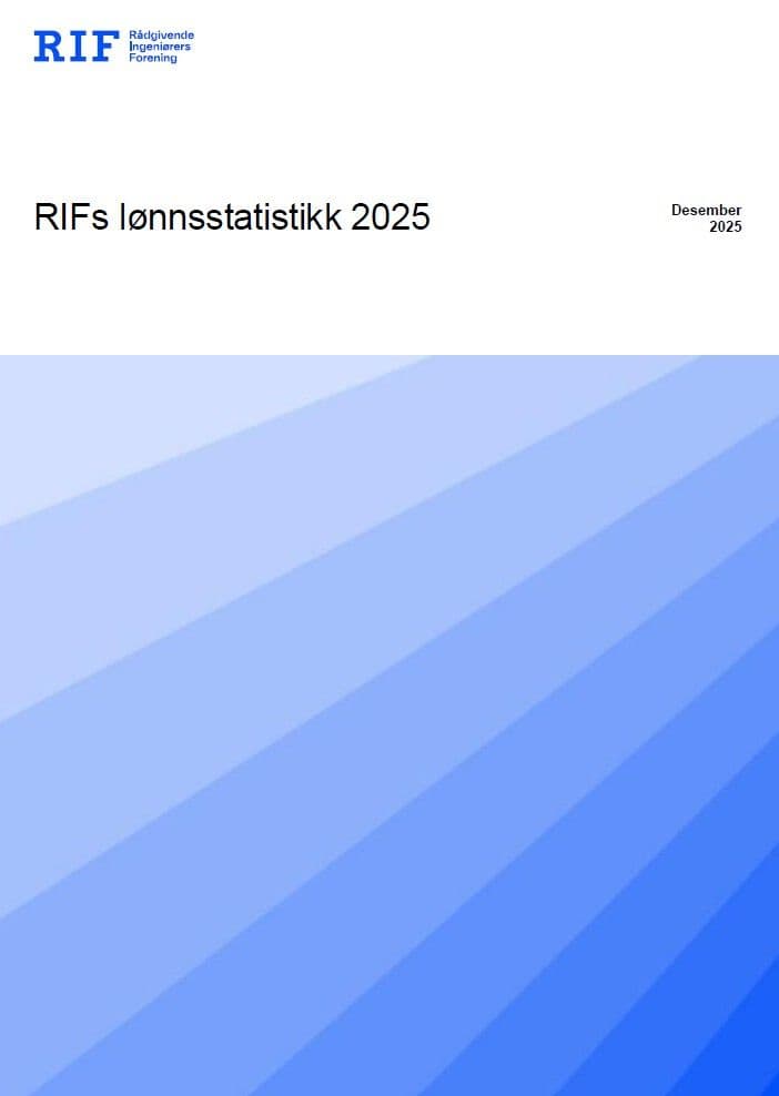RIFs lønnsstatistikk for 2025 er publisert